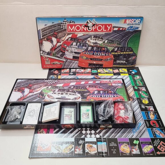 Monopoly Game Board NASCAR Collector's Edition - Picture 1 of 9